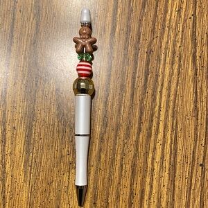 Handcrafted little gingerbread pen